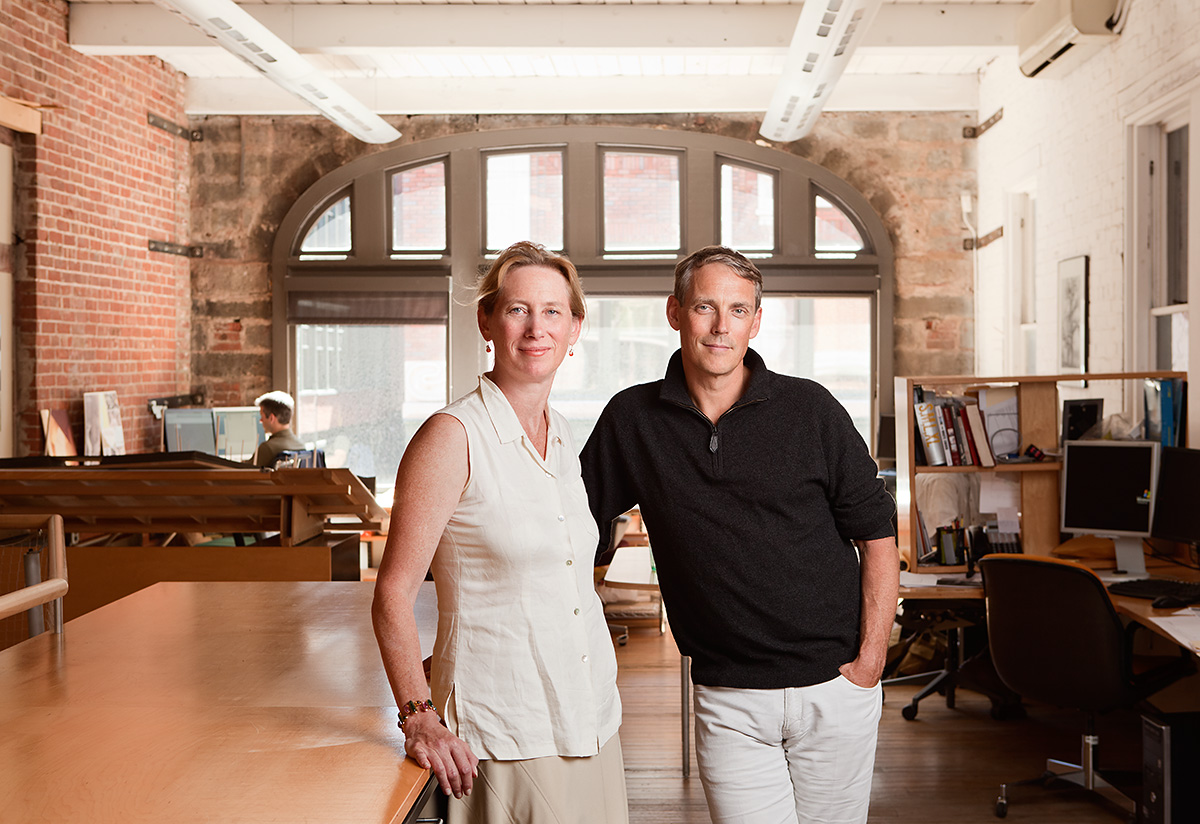 Lisa Gray and Alan Organschi of Gray Organschi Architecture for Residential Architect magazine